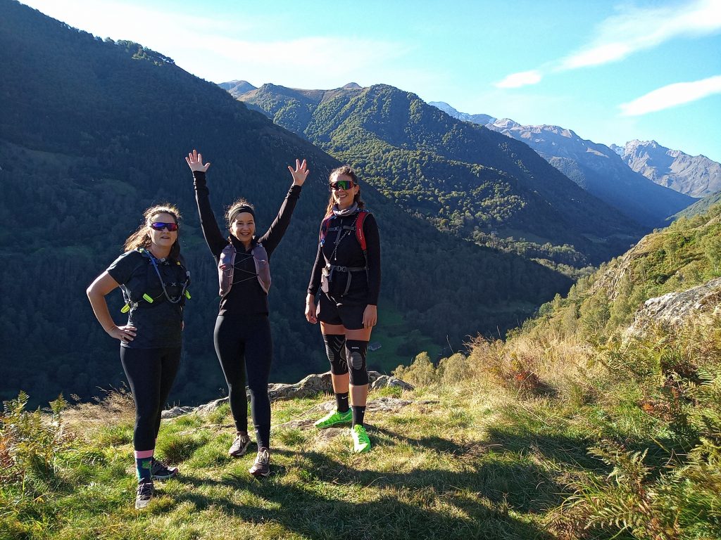 stage trail avec yoga pour filles Val d'Azun